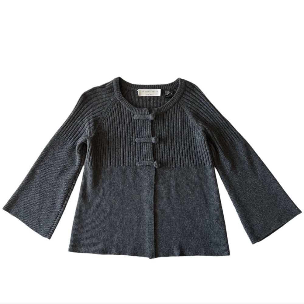 Charles Nolan Wool Cashmere Swing Cardigan | S